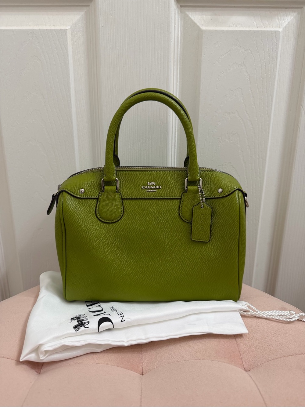 Coach Mini Bennett in Dark Lime